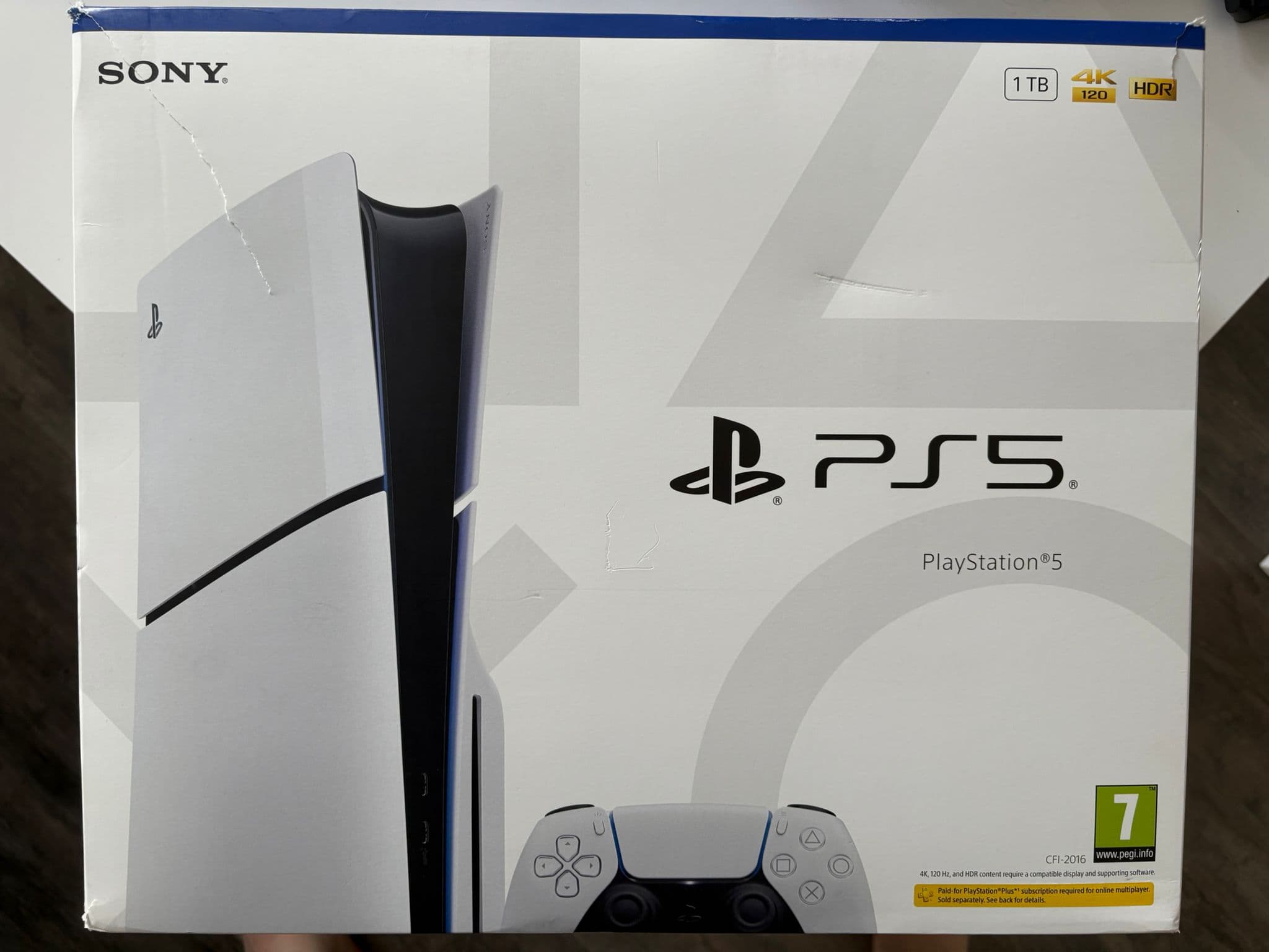 PS5 Standard (Slim) - never used before, damaged box - Image 6