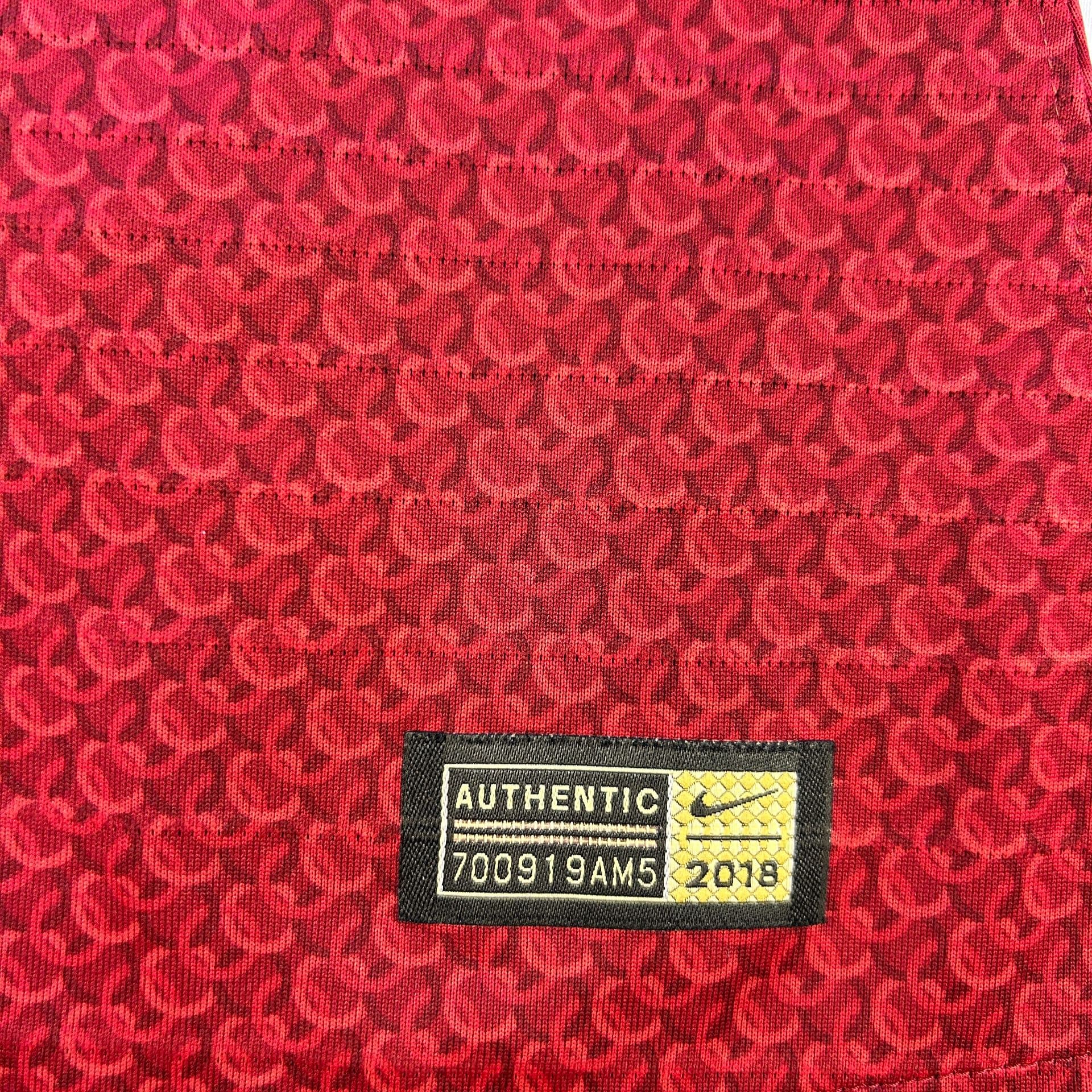 AS Roma 2018/2019 Match Issued Home Shirt - Kolarov 11 - AS ROMA Verification - Image 8